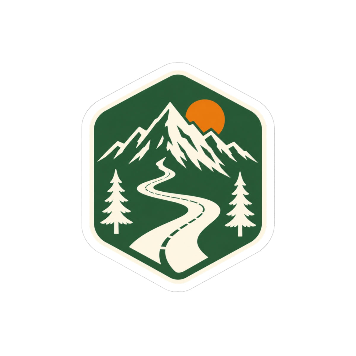 Back Roads Vinyl Decal